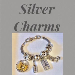 Brighton silver charms, some with touches of gold: Design ideas